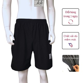 Quần short nam A01 quần đùi nam chất dù mát mịn túi có khóa kéo đường may chuẩn nét