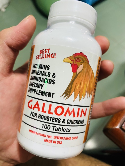 GALLOMIN - VITAMIN ĂN UỐNG KHỎE, TƯƠI, SUNG TÚC GÀ