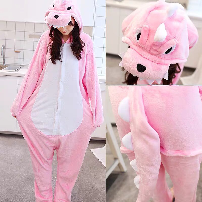 Trang Phục COSPLAY Khủng Long Màu Hồng