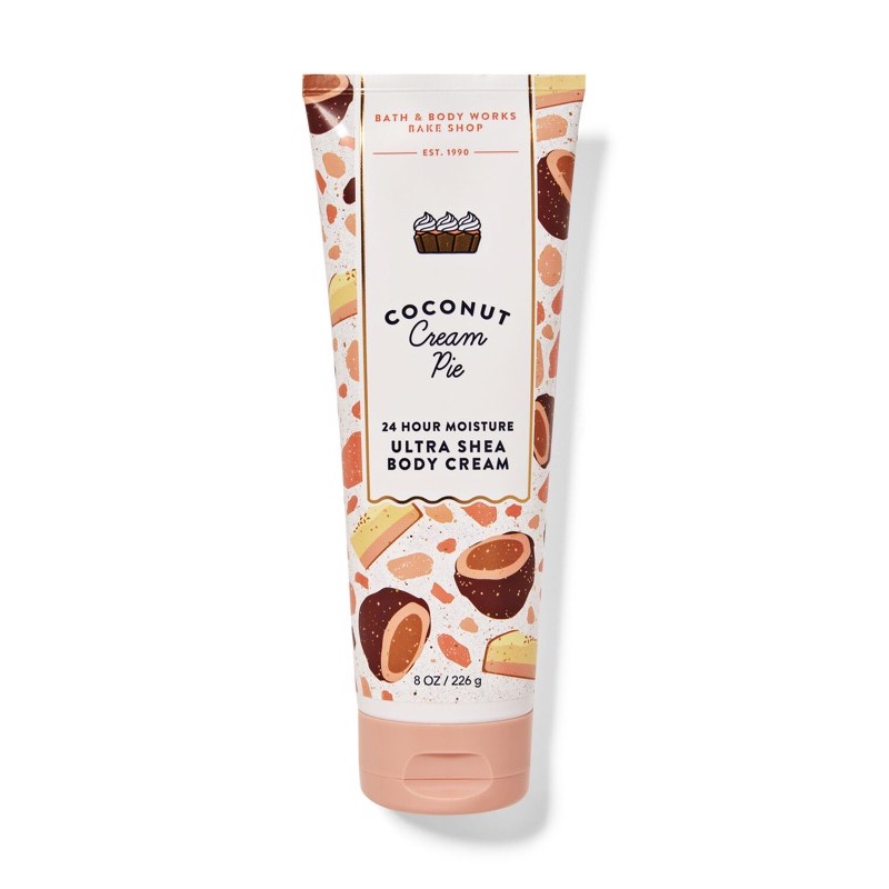 [Auth]Kem dưỡng thể lưu hương mịn da Bath and Body works-Coconut Cream Pie