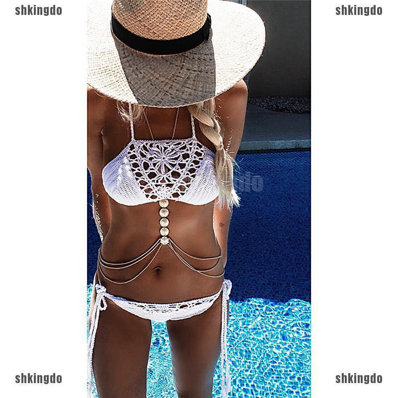 Dây chuyền cơ thể bằng hợp kim quyến rũ cho nữ khi mặc đồ bơi