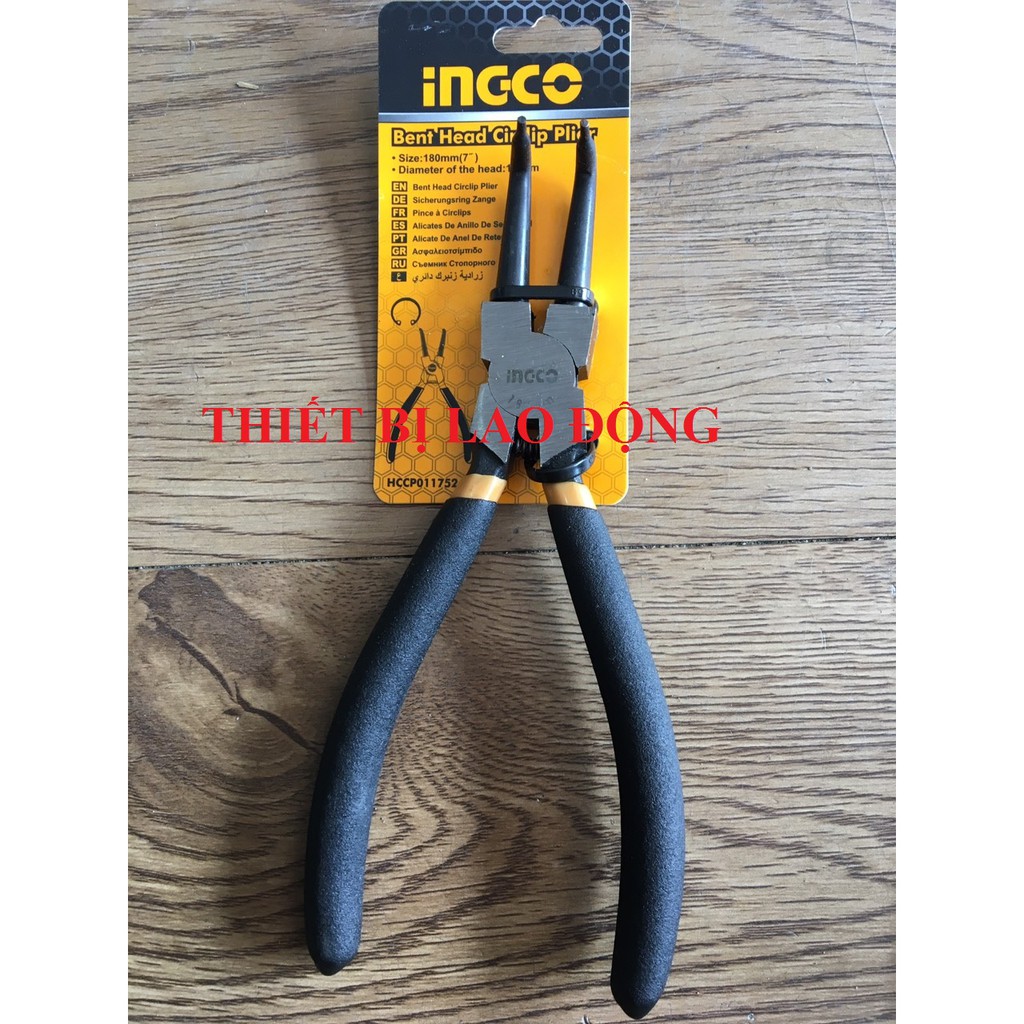 Kềm mở phe vòng trong mũi cong Ingco HCCP011752