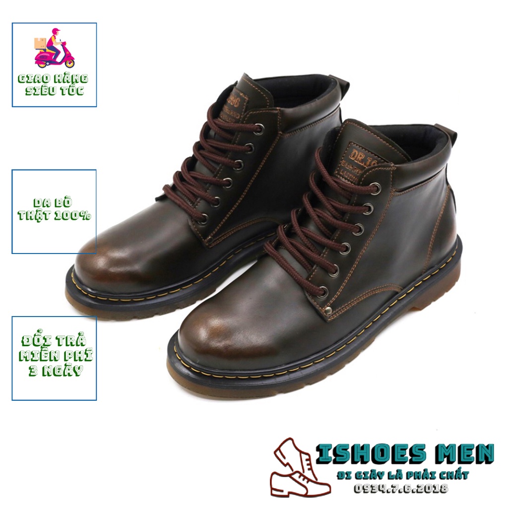 Giày bốt Nam Dr.Martens Martin Da Bò Sáp Đế Khâu Cao Cấp Phong Cách Sành Điệu Hợp Thời Trang | BigBuy360 - bigbuy360.vn