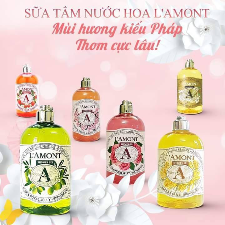 COMBO SỮA TẮM L'AMONT EN PROVENCE 500ML