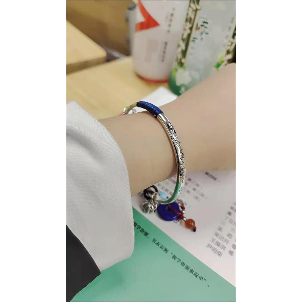 Vòng Tay BangleVòng Tây Mây Lành Nữ Phong Cách Dân Tộc Phong Cách Cổ Điển Phong Cách Dân Tộc vòng Tay Cổ Điển Phong Cách Trẻ Trung Nguyên Chân Tây