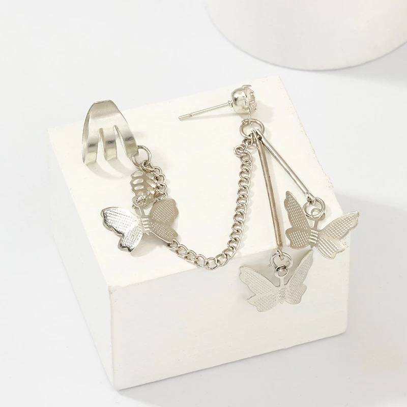 1 Khuyên Vành Tai Hình Bướm Thời Trang Cá Tính