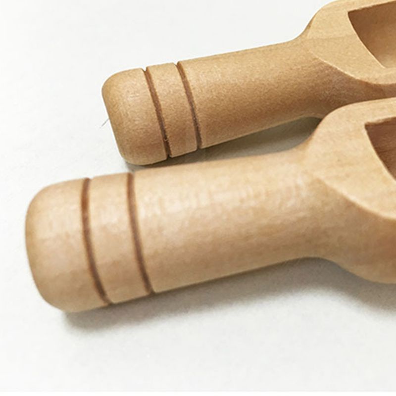 Muỗng gỗ mini dùng để múc gia vị tiện dụng