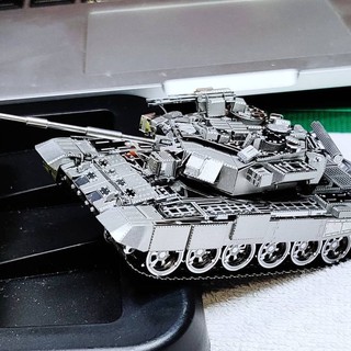 Đồ Chơi Lắp Ráp Mô Hình 3D Bằng Kim Loại Piececool Xe Tăng T-90A Của Nga [Chưa Ráp]
