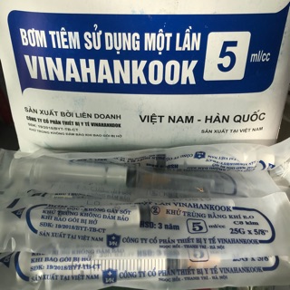 Bơm tiêm 5cc VINAHANKOOK