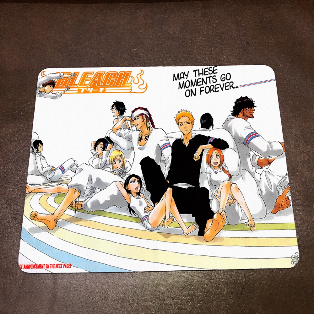 Lót chuột máy tính Anime Bleach Wallpapers 1 Mousepad cao su êm ái. Nhận in theo yêu cầu