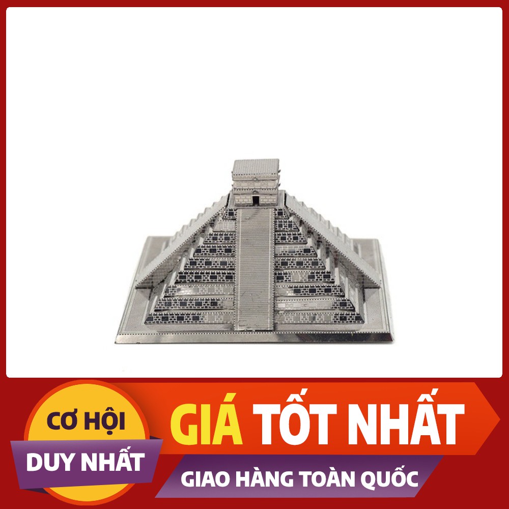 Bộ lắp ghép mô hình 3D các kỳ quan thế giới trưng bày trong xe, bàn làm việc