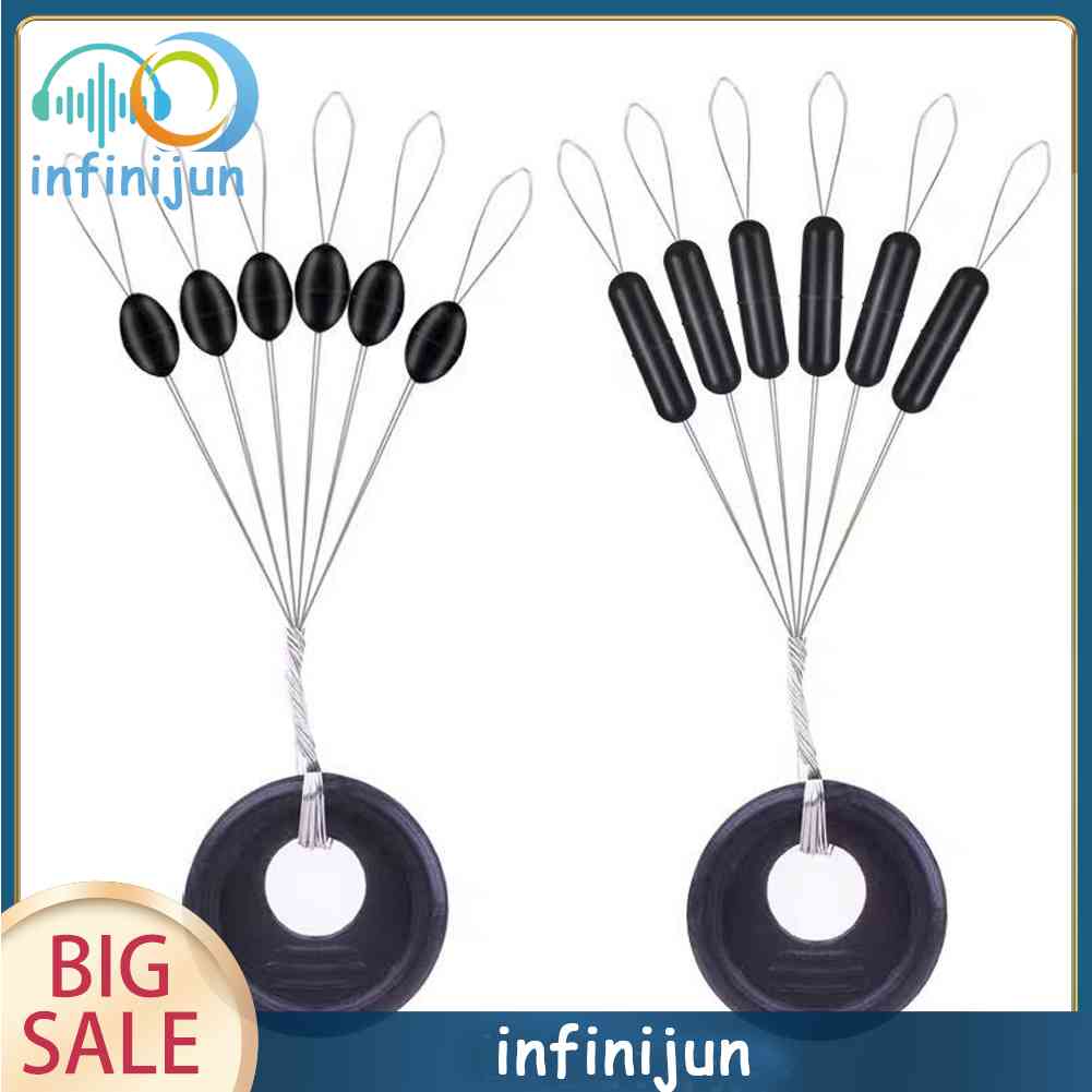 Bộ 30 / 180 Phao Câu Cá Bằng Cao Su Hình Oval