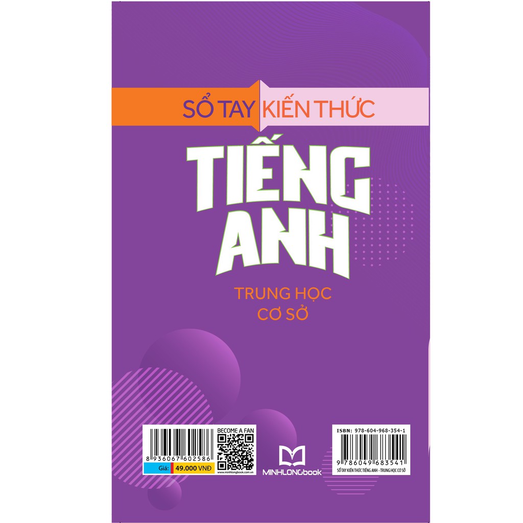 Sách: Sổ Tay Kiến Thức Tiếng Anh Trung Học Cơ Sở