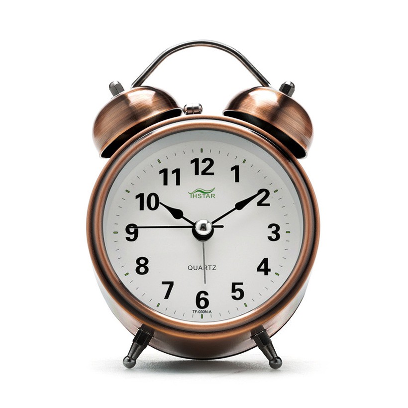 [Chuông to] Đồng hồ báo thức để bàn cao cấp History Alarm (Nhập khẩu và phân phối bởi Hando)