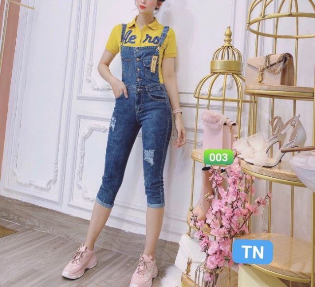 Yếm jeans cotton | BigBuy360 - bigbuy360.vn