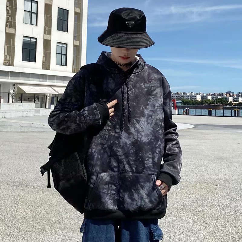 Áo hoodie dáng rộng Jianyichao thời trang phong cách Hàn Quốc cho nam | BigBuy360 - bigbuy360.vn