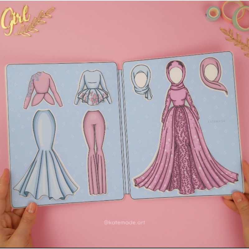 BÚP BÊ GIẤY TRANG PHỤC LỘNG LẪY ĐẸP LẮM NHA