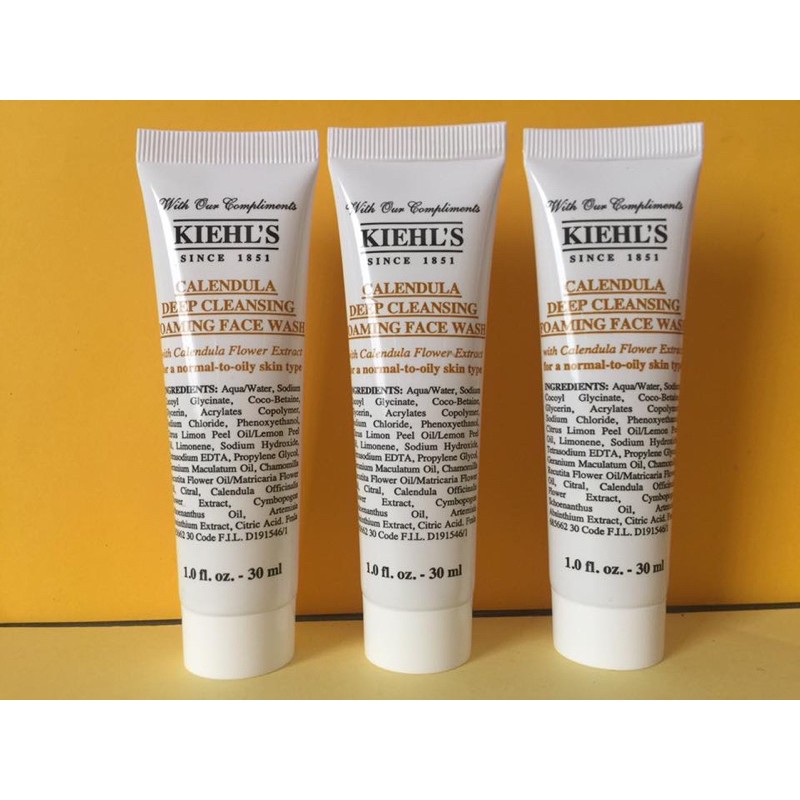 SỮA RỬA MẶT KIEHL’S CALENDULA DEEP CLEANSING FOAMING FACE WASH 30ML - SỮA RỬA MẶT HOA CÚC | BigBuy360 - bigbuy360.vn