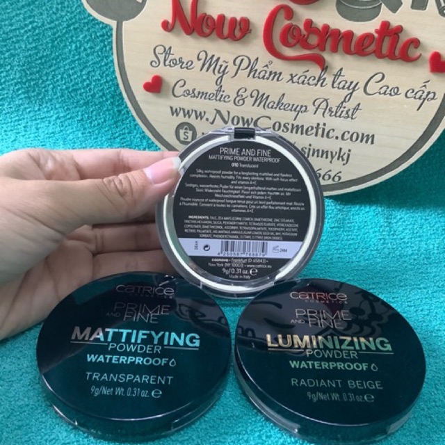 Phấn phủ Catrice Prime And Fine