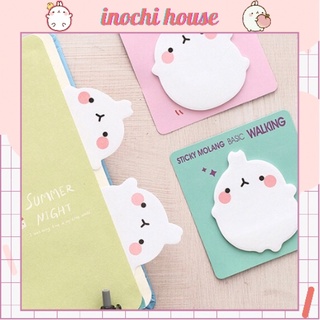 (inochi) GIẤY NOTE THỎ MOLANG DỄ THƯƠNG, GiẤY GHI CHÚ CUTE