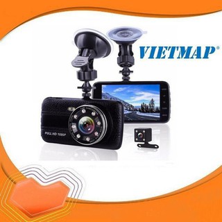 Camera hành trình x004 vietmap full hd 1080p có camera lùi