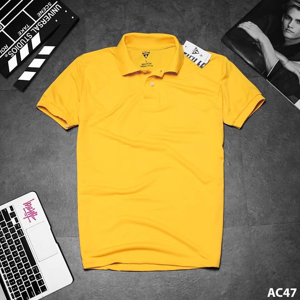Áo Thun Polo Nam Cổ Trụ Trơn Nhiều Màu ANH DUY SHOP ATCC01