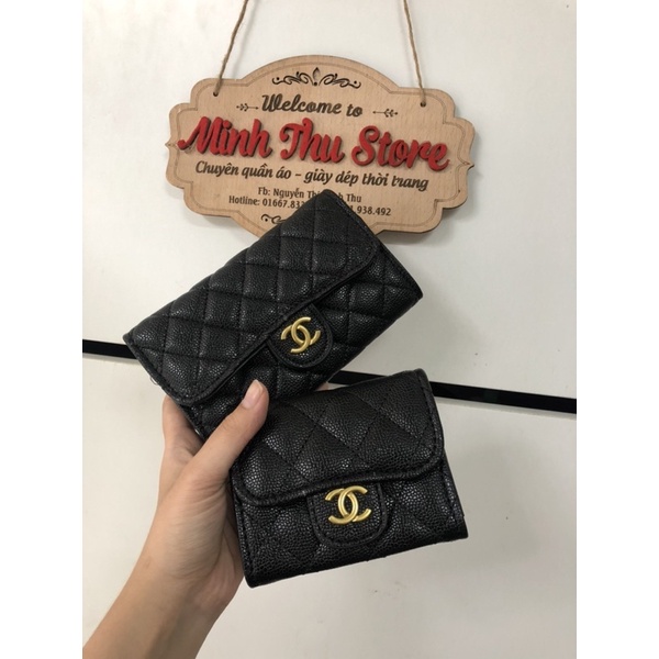 Ví Bóp Nữ Mini Da Hạt, Ví Chà Neo Nữ Đeo Chéo 3 Size