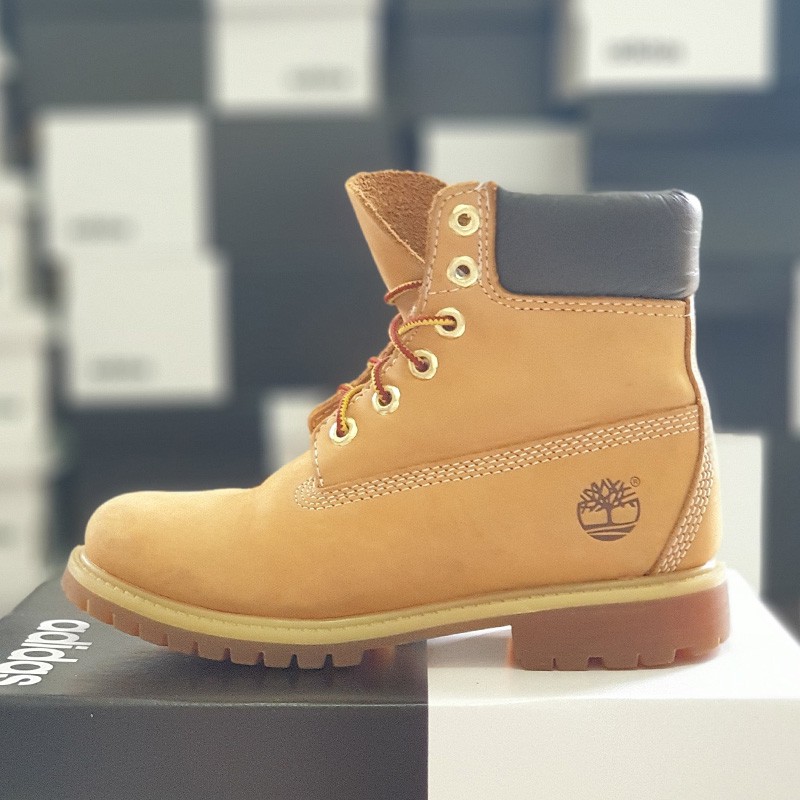 Giày boot da thật hiệu Timberland, size 36-37, real 2hand