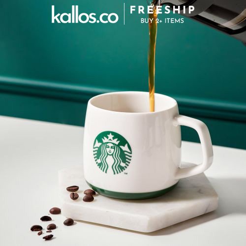 Bộ Ly Starbucks Curtis Kulig, Cherry Blossom, Black, Wordmark, Green Siren, Cream, KakaoFriends Mug - Kallos Vietnam