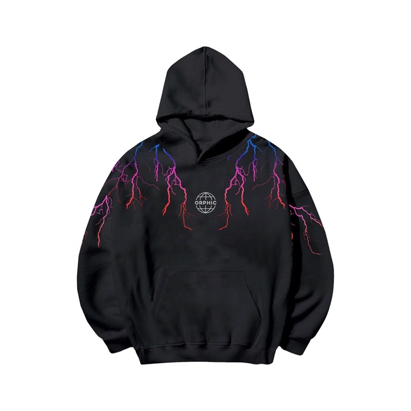 ÁO KHOÁC HOODIE UNISEX EVIL PHẢN QUANG