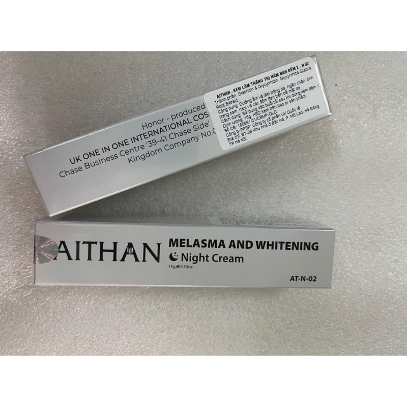 HÀNG NHẬP KHẨU - Bộ kem nám AITHAN UKA MELASMA AND WHITENING kem dưỡng giảm nám tàn nhan, lão hoá, xử lý nám chuyên sâu
