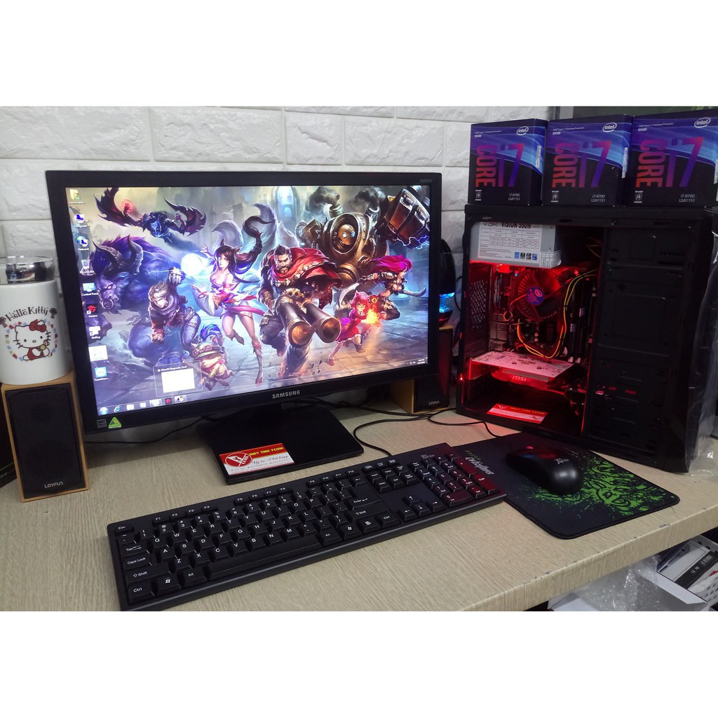 BỘ MÁY TÍNH BÀN CHƠI PUBG Mb GTA V LOL CF LED 7 MÀU | BigBuy360 - bigbuy360.vn