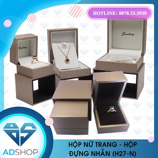 HỘP ĐỰNG NHẪN NỮ TRANG,HỘP ĐỰNG KHUYÊN TAI,HỘP ĐỰNG NHẪN CẦU HÔN, HỘP NHẪN TRANG SỨC QUÀ TẶNG (H27-N)