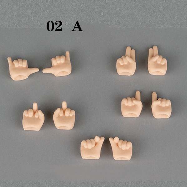 Phụ kiện chân mèo bằng đất sét cho giày BJD YMY GSC OB11