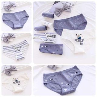 Sét 5 quần lót cotton siêu cute 😍