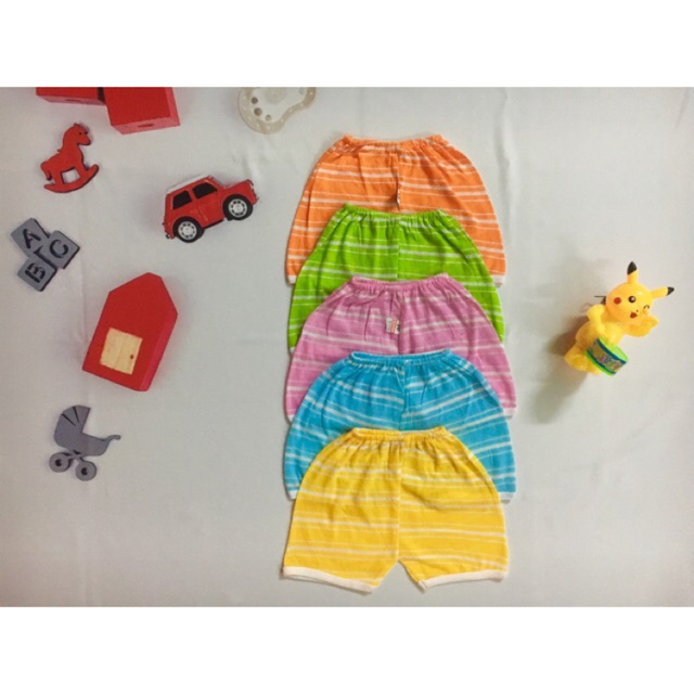 Sỉ 50 quần đùi kẻ mỏng cho bé 5-9 kg ; giá 2,8 k