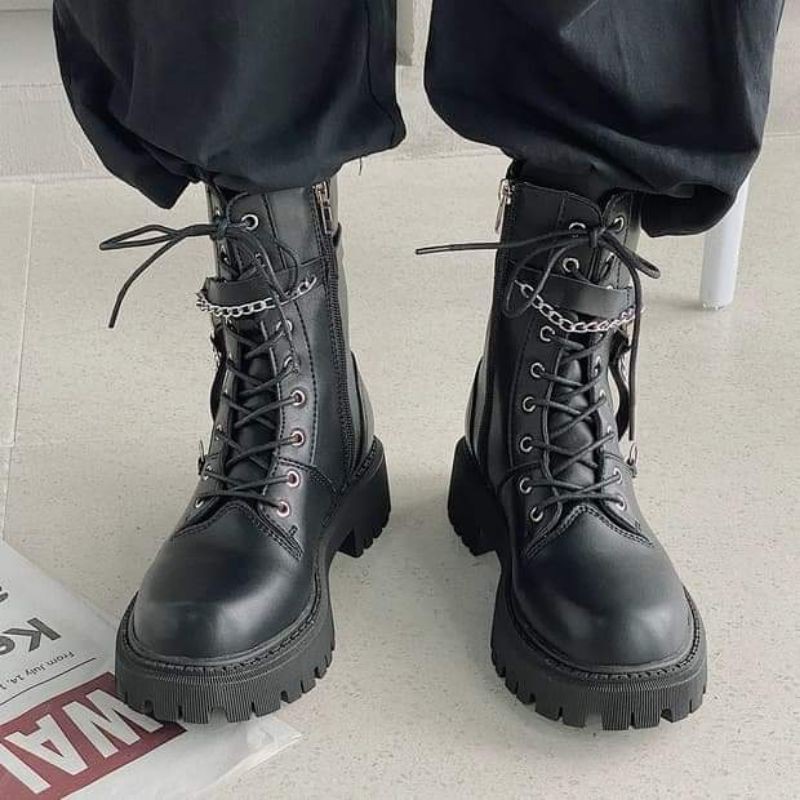 (SẴN) Boots ulzzang B35 cao 4cm | BigBuy360 - bigbuy360.vn