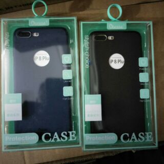 Ốp lưng dẻo Vu case màu IPhone 8 Plus - Đen, xanh