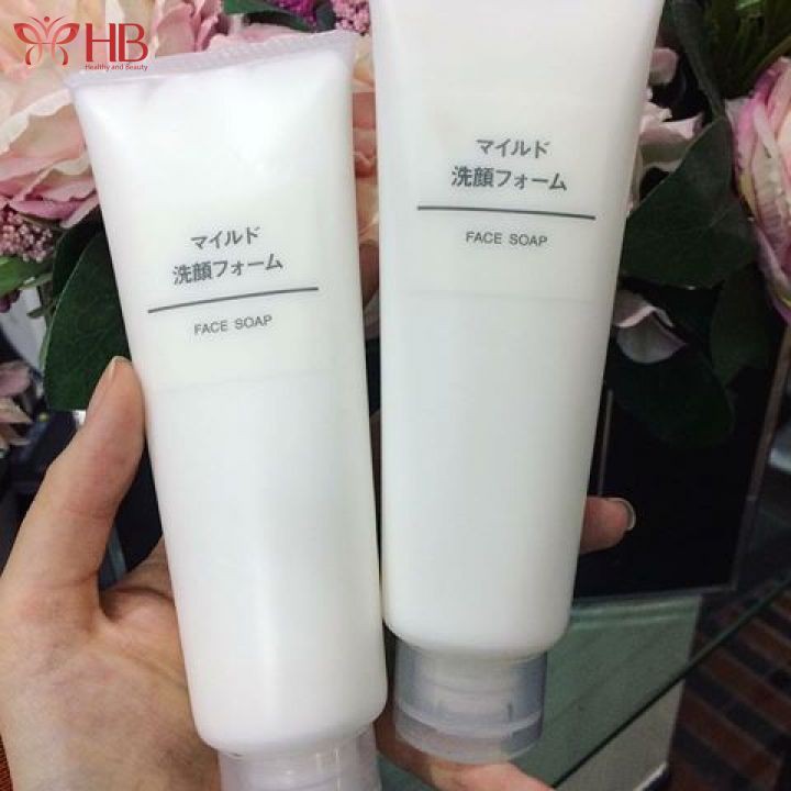 Sữa rửa mặt Muji Face Soap 120g Nhật Bản chính hãng có loại dưỡng ẩm dịu nhẹ và loại tẩy da chết