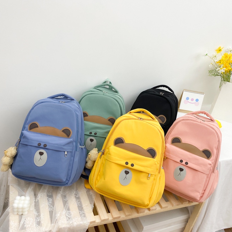 Balo nữ đi học balo gấu thời trang hàn quốc đáng yêu dễ thương giá rẻ COCASHOP 621