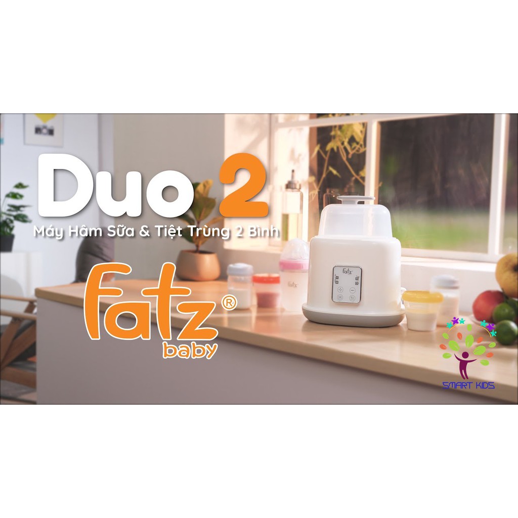 Máy hâm sữa tiệt trùng 2 bình điện tử Duo 2 Fatz baby FB3223SL