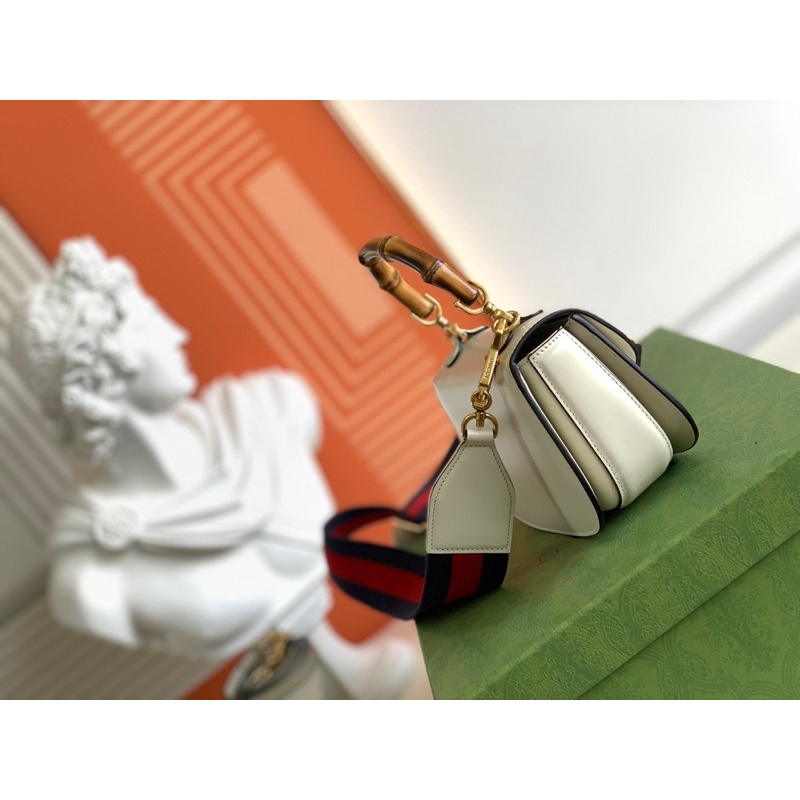 ✅Túi GG BAMBOO HANDLE “Túi Tre” SIEU CAP - Size 21x15x7cm  - Da heo thuộc [Fullbox]