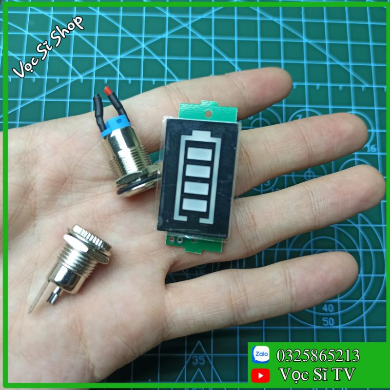 LED báo dung lượng pin đa năng từ 1s -&gt; 8s