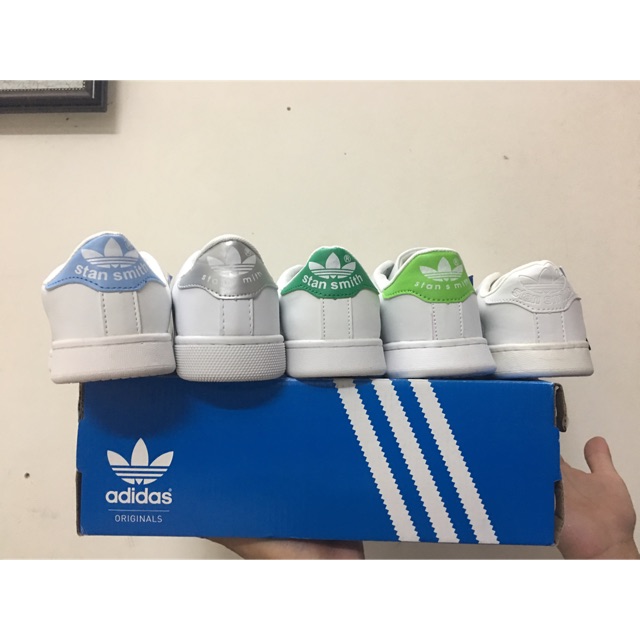 Giày STAN SMITH gót XANH NGỌC BABY