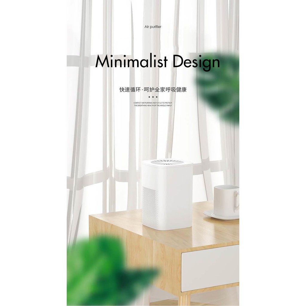 CYCF Minimalist Indoor Air Purifier Anti Bacteria  with Active Carbon Filter/ Pembersih Udara USB untuk Bilik