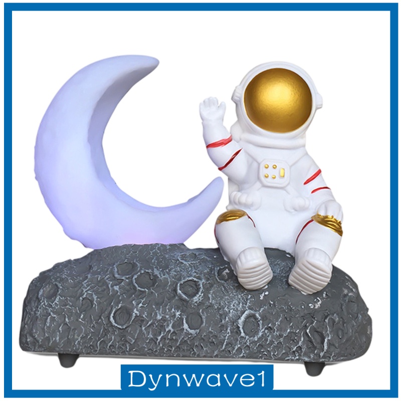 Loa Bluetooth Không Dây Hình Phi Hành Gia Mặt Trăng Có Đèn Hỗ Trợ Thẻ Tf Cho Trẻ Em
