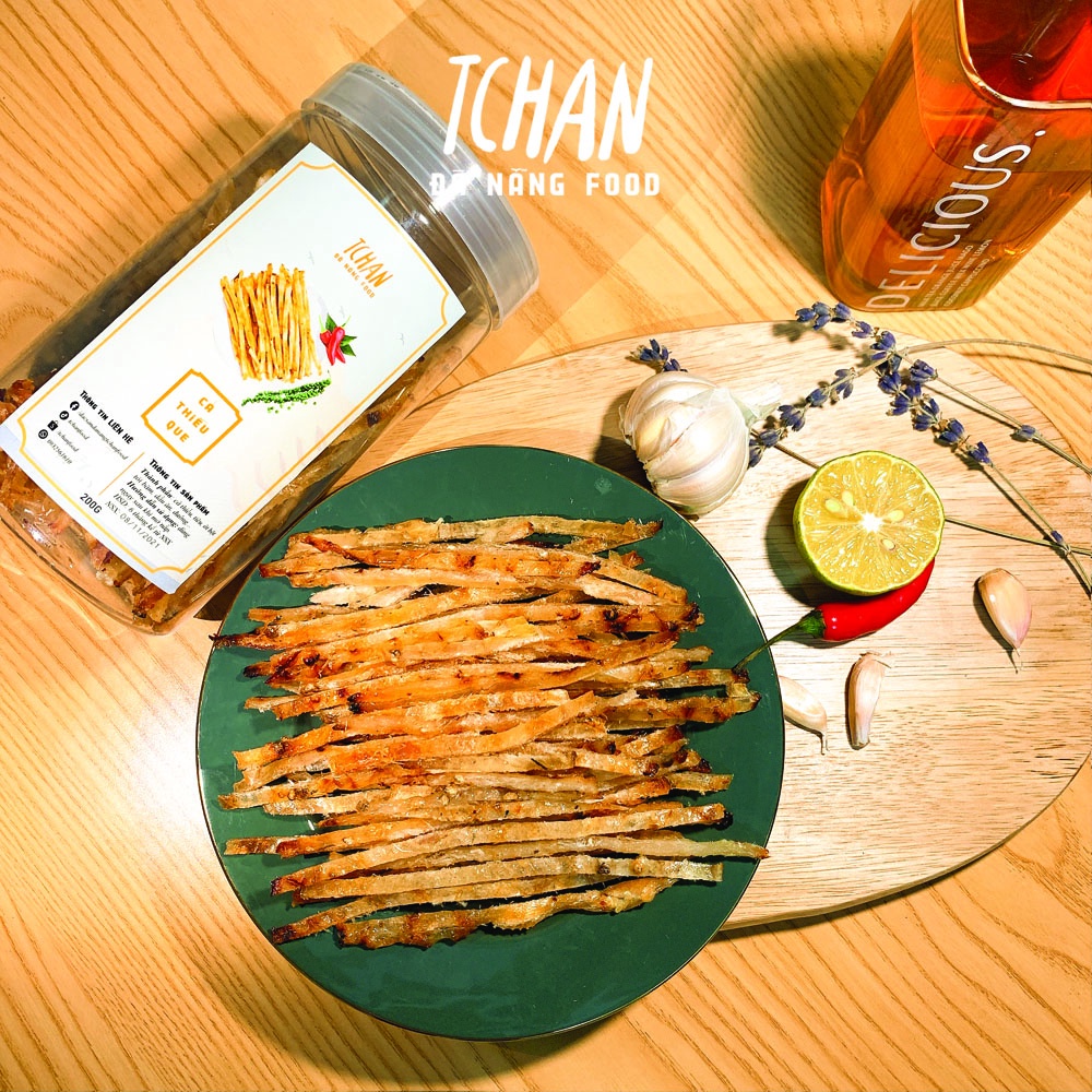 [200gr] Khô Cá Thiều Que Tẩm Vị Loại 1 Tchan Food Đặc Sản Đà Nẵng