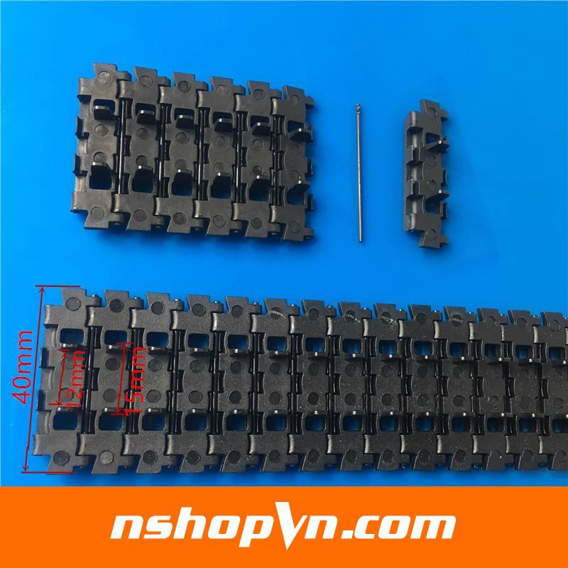 Xích xe tank nhựa 94cm