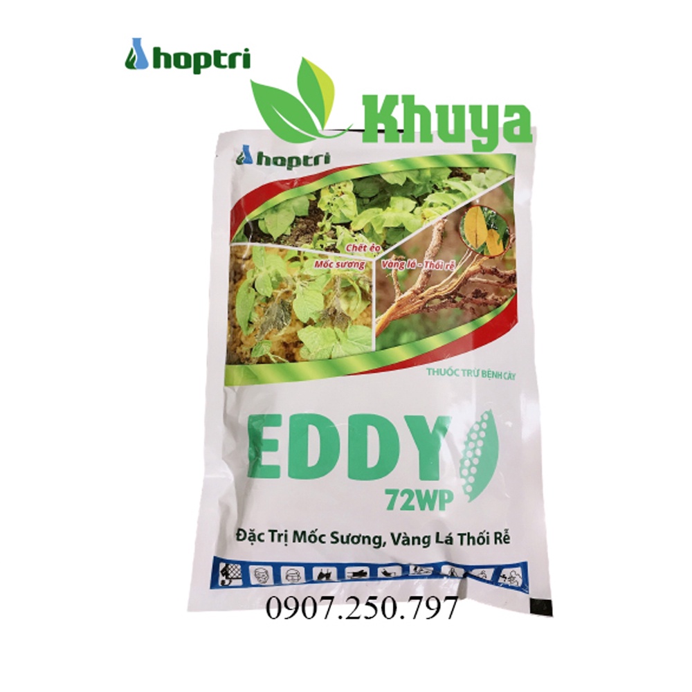 Thuốc trừ bệnh Eddy 72WP 500gr chuyên Mốc sương - Vàng lá - Thối rễ