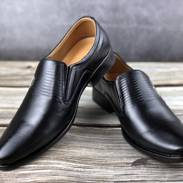 Giày Lười Nam Công Sở Happyshoes Da Bò Thật - HS73